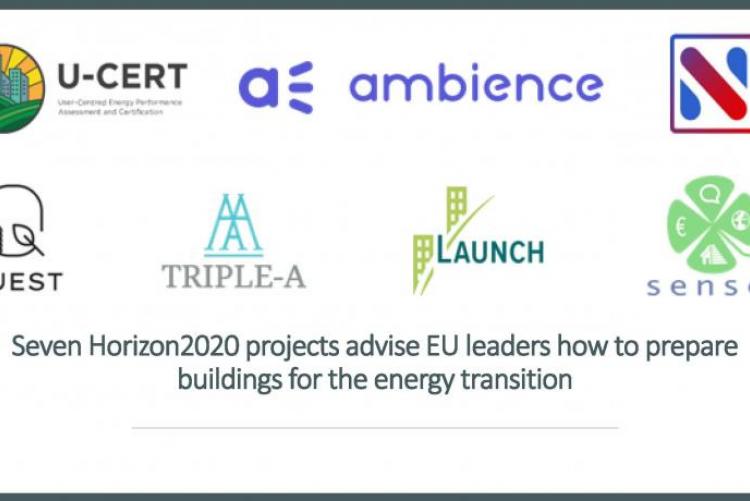 Seven Horizon2020 projects advise EU leaders how to prepare buildings for the energy transition