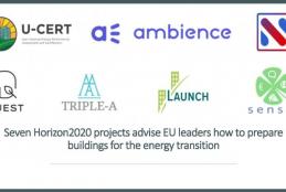 Seven Horizon2020 projects advise EU leaders how to prepare buildings for the energy transition